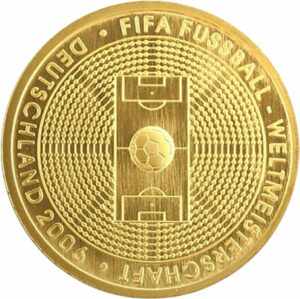 1/2 Unze Gold 100 Euro 2005 Fußball WM