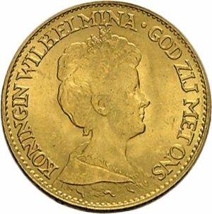 10 Gulden Gold Wilhelmina