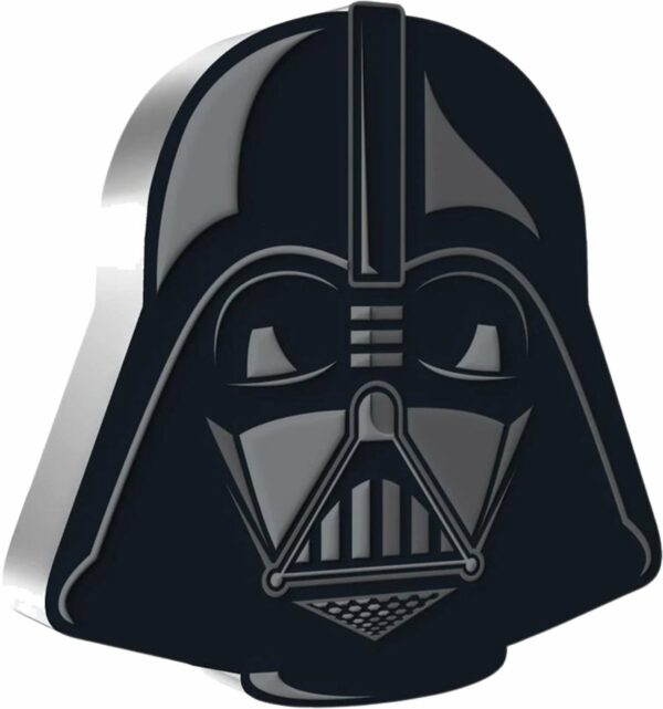 1 Unze Silber Darth Vader Helm 2021 PP (Auflage: 10.000 | coloriert | High Relief | Polierte Platte)