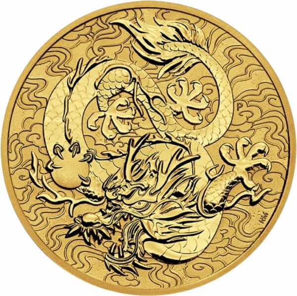 1 Unze Gold Australien Drache 2022 (Auflage: 5.000)