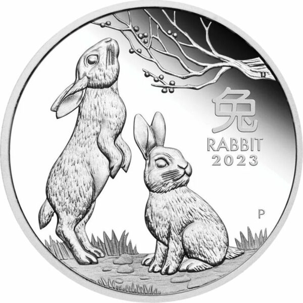 1kg Silber Lunar III Hase 2023