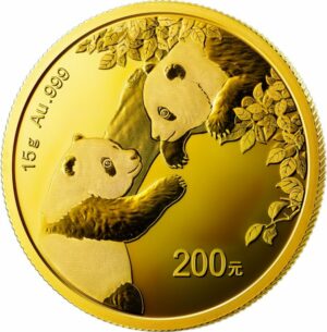 15g Gold China Panda 2023