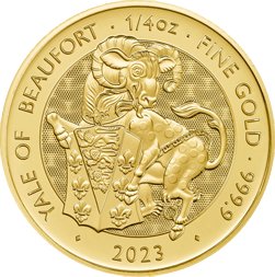 1/4 Unze Gold The Royal Tudor Beasts Yale of Beaufort 2023