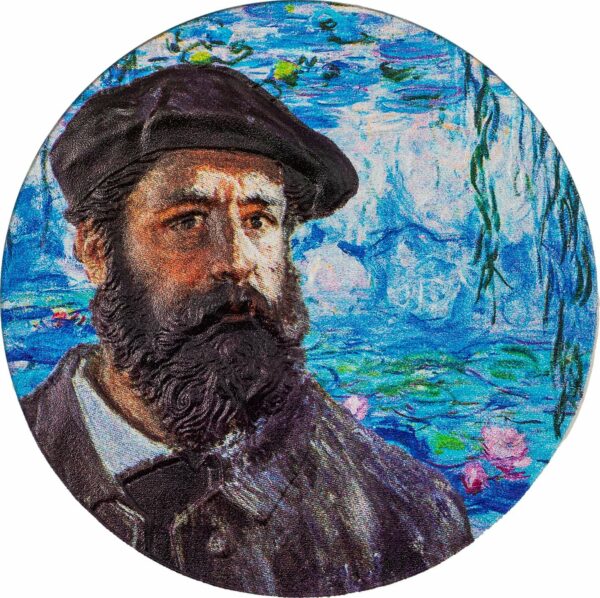 2 Unze Silber Claude Monet 2023 PP (Auflage: 999 | High Relief | coloriert | Polierte Platte)