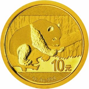 1g Gold China Panda 2016