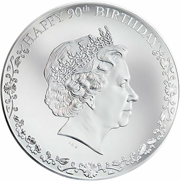 3 Unze Silber 90th Birthday Queen Elizabeth II. (100 mm | Auflage: 999)