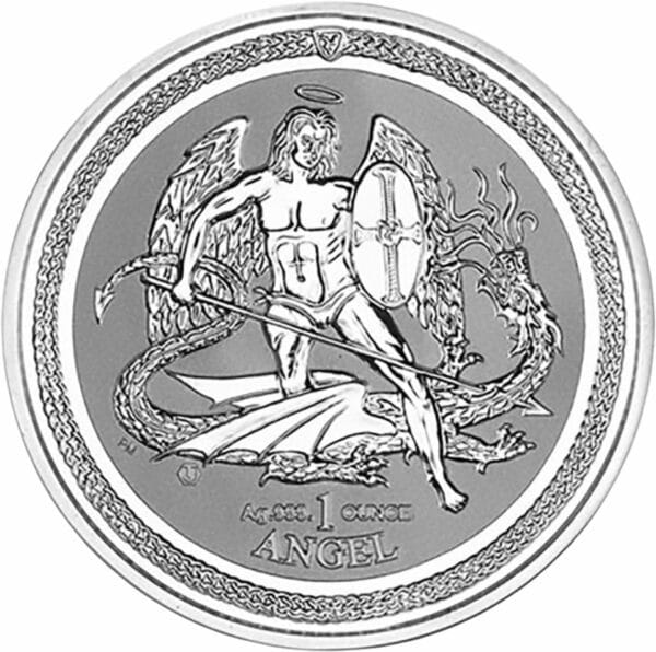 1 Unze Silber Angel Isle of Man 2016 (Reverse Proof)