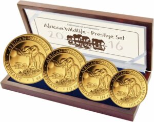 Gold Somalia Elefant Prestige Set PP 2016 (1/10oz - 1oz )