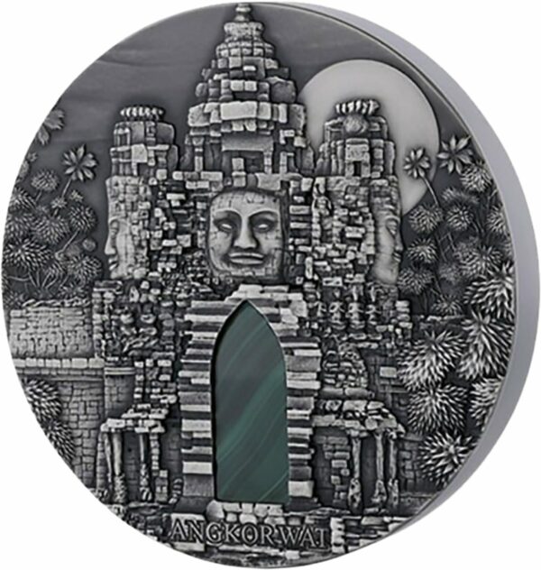 1kg Silber Angkor Wat (Antique Finish | Ultrahohes Relief | Auflage: 100)