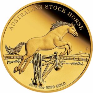 5 Unze Gold Stock Horse 2016 PP (Auflage: 99 | inkl. Box & Zertifikat)