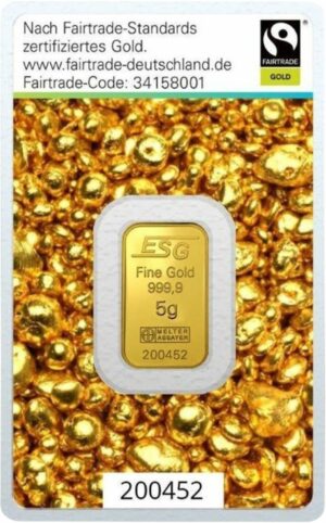 5g Goldbarren Argor Heraeus (Fairtrade)