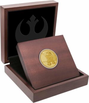 1/4 Unze Gold Star Wars R2-D2 2016 PP (Auflage: 1.000 Münzen)