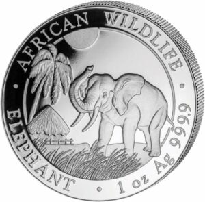 1 Unze Silber Somalia Elefant 2017