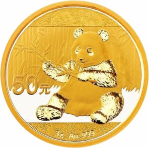 3g Gold China Panda 2017