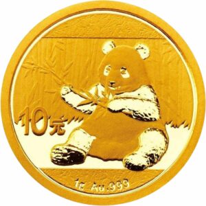 1g Gold China Panda 2017