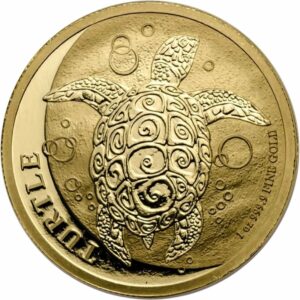 1 Unze Gold Niue Schildkröte 2017 (im Blister)