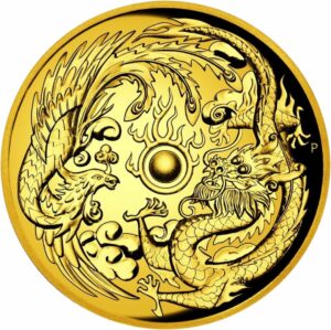 2 Unze Gold Drache & Phönix 2017 PP (Auflage: 500 | High Relief)