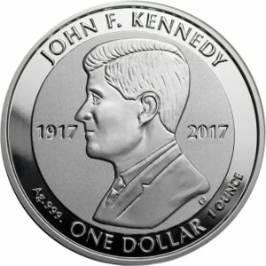 1 Unze Silber John F. Kennedy 2017 (Reverse Proof)