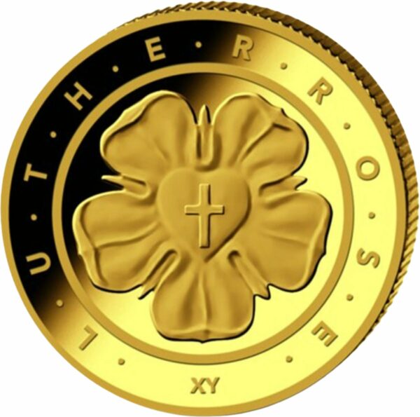 1/4 Unze Gold 50 Euro Lutherrose 2017 (Buchstabe: G)