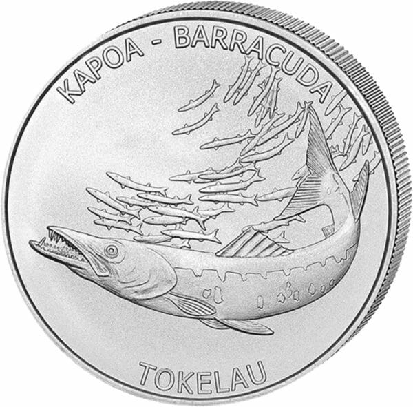 1 Unze Silber Kapoa Barracuda 2017 (Territory of Tokelau)