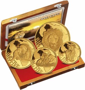 Big Five Gold Löwen Set 2015 (1/10