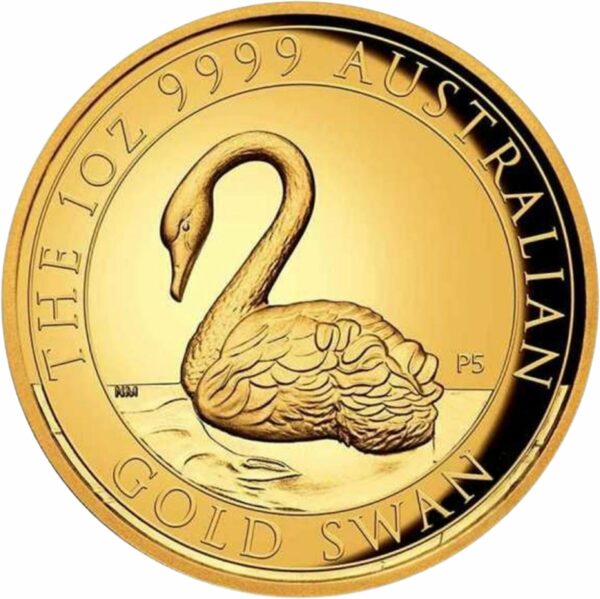 1 Unze Gold Perth Mint Schwan 2021 PP HR (Polierte Platte | Auflage: 188)