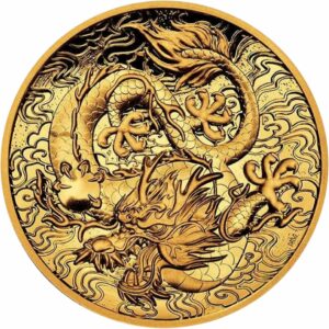 2 Unze Gold Australien Drache 2021 PP (Auflage: 250 | High Relief)