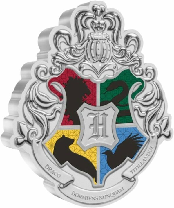 1 Unze Silber Hogwarts Wappen 2021 PP (Auflage: 5.000 | coloriert | PP)