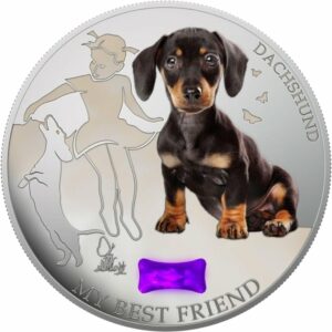 1 Unze Silber Dogs & Cats Dachshund 2013 (Polierte Platte | Auflage: 5.000)