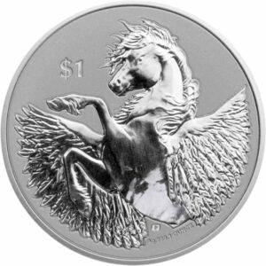 1 Unze Silber Pegasus 2021 (Auflage: 10.000 Stücke)