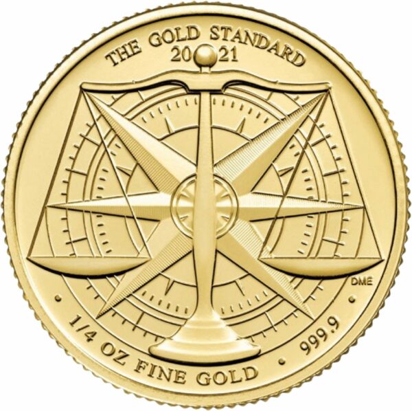 1/4 Unze Goldmünze Goldstandard 2021 (Auflage: 500)