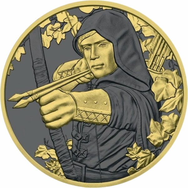 1 Unze Silber Robin Hood 2019 ( Golden Ring | Auflage: 500)
