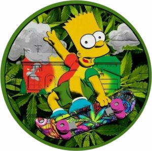 1 Unze Silber Bart Simpson Rasta 2020 (Auflage: 100 | coloriert)