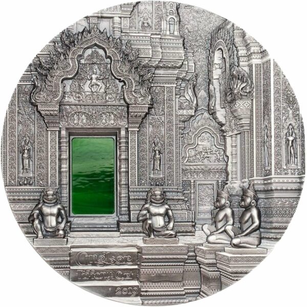 1kg Silber Tiffany Art Angkor Wat 2019  AF (Auflage: 99 | Antik Finish)
