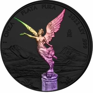 1 Unze Silber Libertad 2022 Hologramm Edition (Auflage: 100 | Ruthenium)
