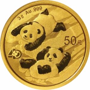 3g Gold China Panda 2022