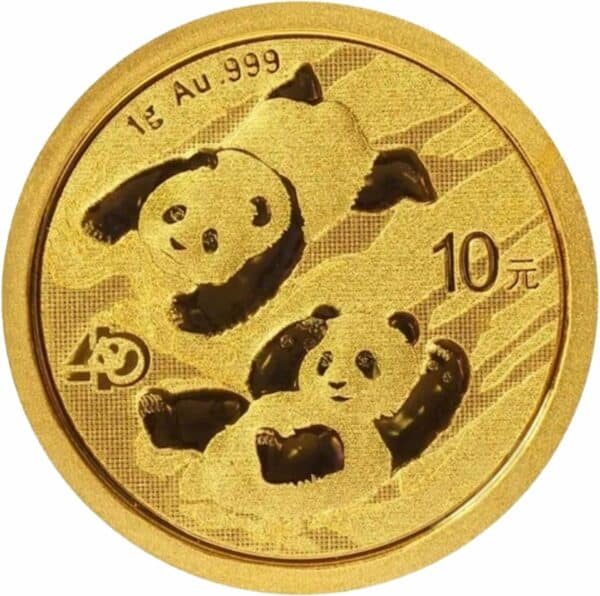 1g Gold China Panda 2022