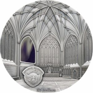 1kg Silber Tiffany Art Wells Cathedral 2017  AF (Auflage: 99 | Antik Finish)