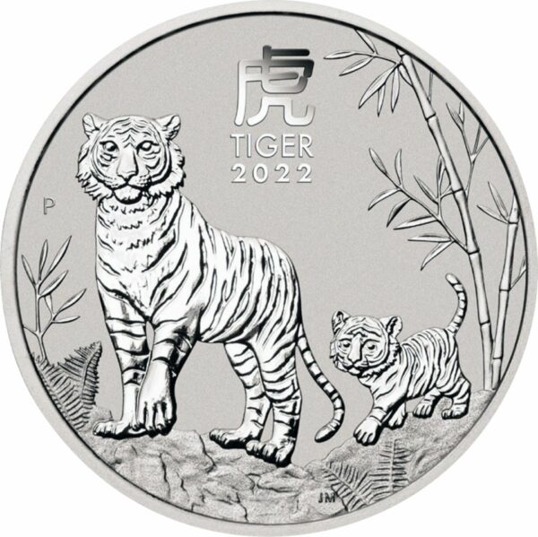 1/2 Unze Silber Lunar III Tiger 2022