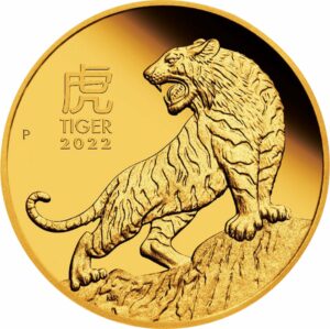 1/10 Unze Gold Lunar III Tiger 2022 PP (Auflage: 2.500 | Polierte Platte)