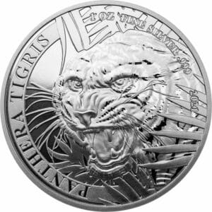 1 Unze Silber Laos Panthera Tigris 2021 (Auflage: 10.000)