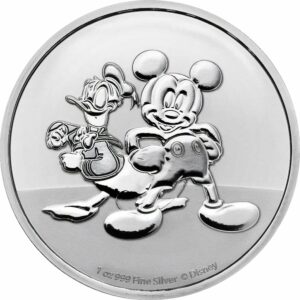 1 Unze Silber Mickey und Donald 2023 (Auflage. 15.000)