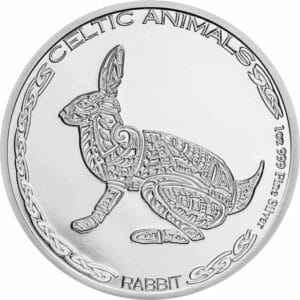 1 Unze Silber Celtic Animals Hase 2021 (Auflage: 5.000)