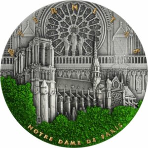 2 Unze Silber Notre Dame 2021 AF (Auflage: 500 | High Relief)