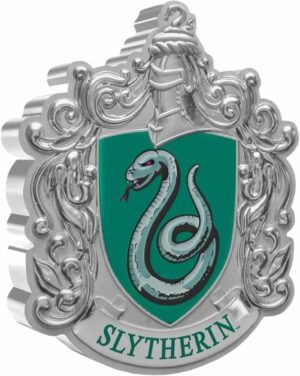 1 Unze Silber Slytherin Wappen 2021 PP (Auflage: 5.000 | coloriert | PP)