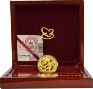 50g Gold China Panda 2022 PP (Auflage: 30.000 | Polierte Platte)