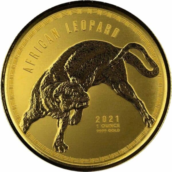1 Unze Gold Ghana Leopard 2021 PP (Auflage: 100 | Polierte Platte)