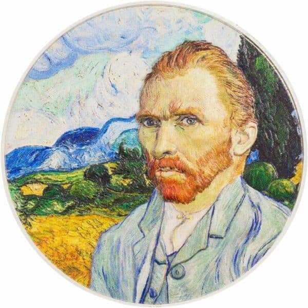 2 Unze Silber Vincent van Gogh 2022 PP (Auflage: 999 | coloriert | Polierte Platte)