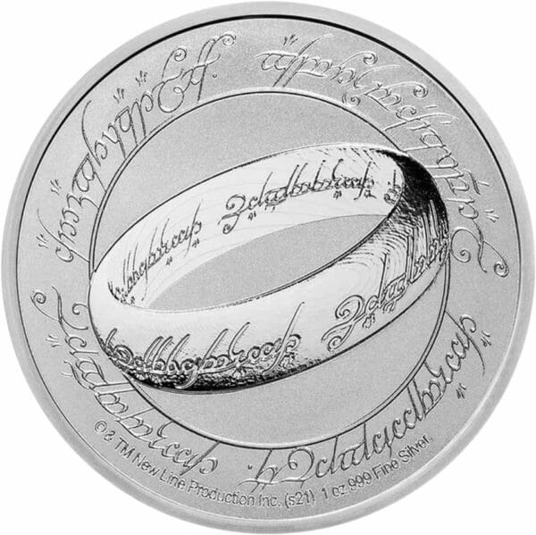 1 Unze Silber Der eine Ring - Herr der Ringe 2021 (Auflage: 20.000)