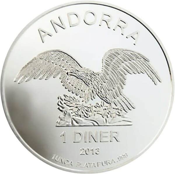 1 Unze Silber Andorra Eagle 2013